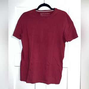 Banana Republic Soft Wash T - Maroon